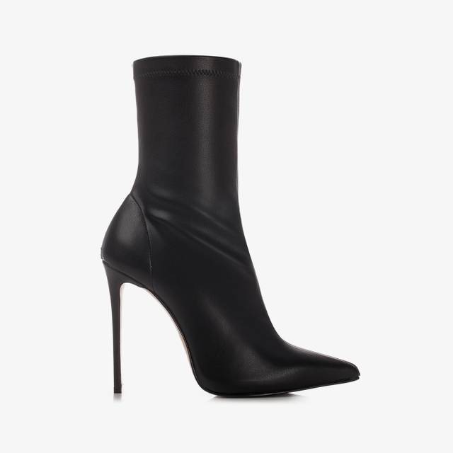 Le Silla Stivaletto pelle vegan nero