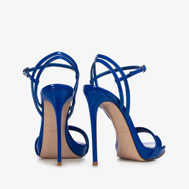 Le Silla Sandalo vernice blu persia Economico
