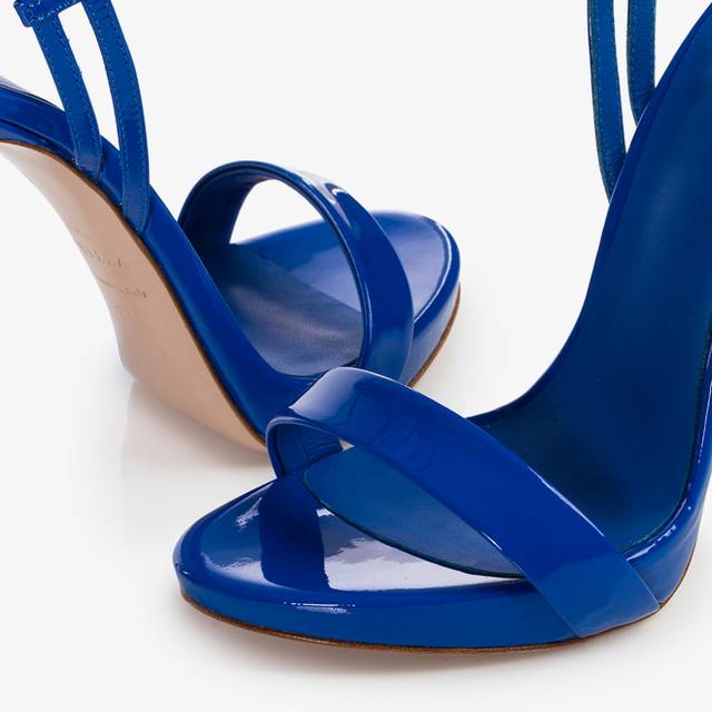 Le Silla Sandalo vernice blu persia Economico