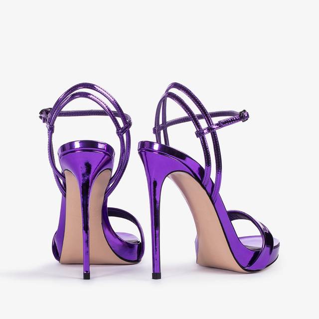 Le Silla Sandalo metallizzato viola kamala Outlet