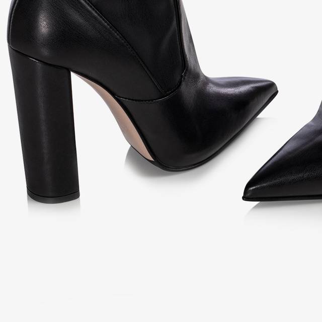 Le Silla Stivale sopra il ginocchio pelle vegan stretch nero Moda