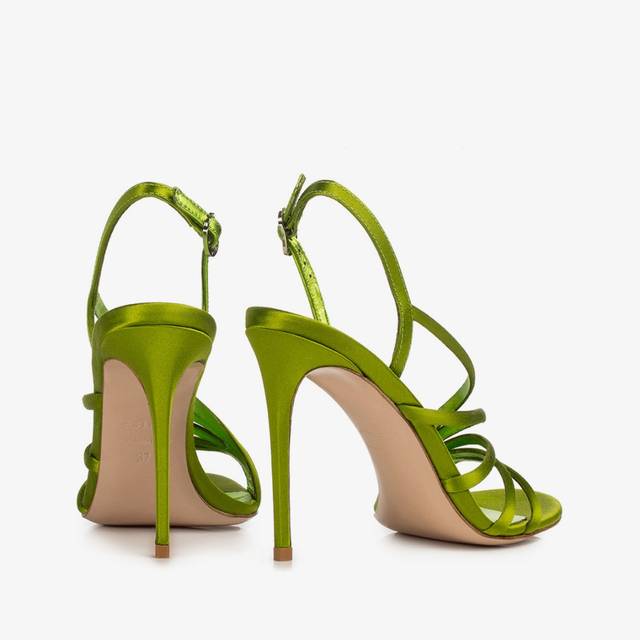 Le Silla Sandalo raso verde tokyo Comprare a buon mercato
