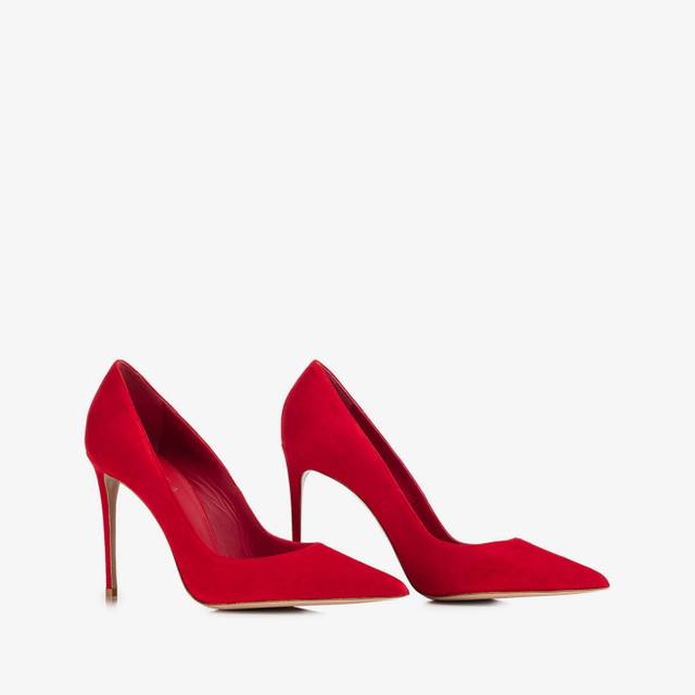 Le Silla Décolleté camoscio rosso Fornitura limitata
