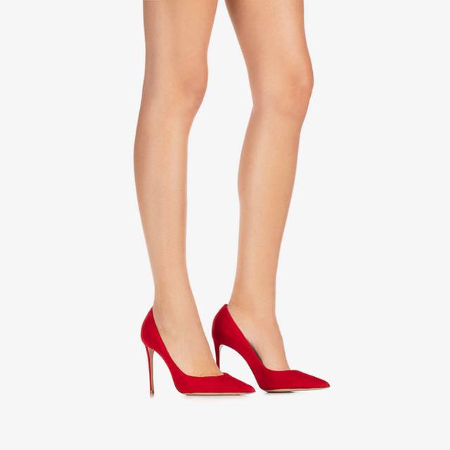 Le Silla Décolleté camoscio rosso Fornitura limitata