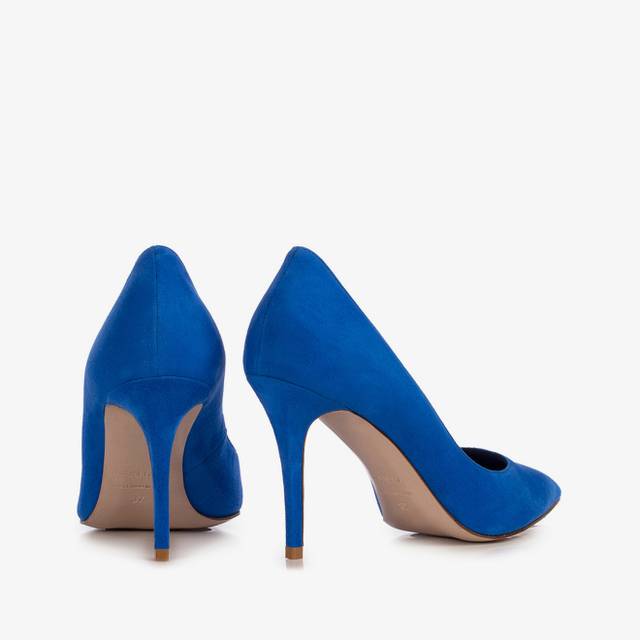 Le Silla Décolleté camoscio blu persia Offerta esclusiva