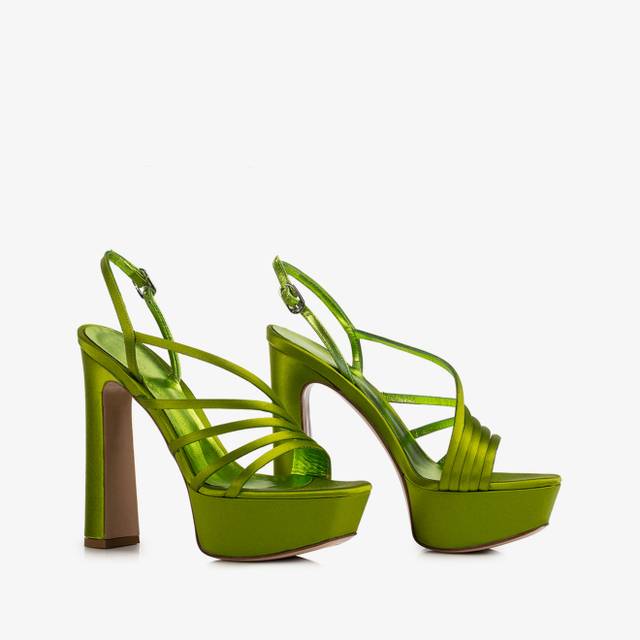 Le Silla Sandalo raso verde tokyo Cyber Monday