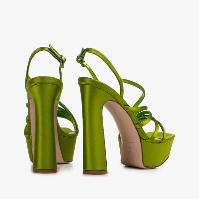 Le Silla Sandalo raso verde tokyo Cyber Monday