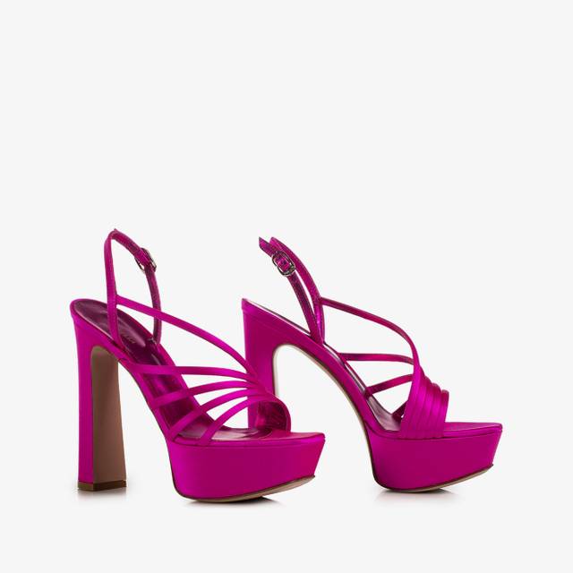 Le Silla Sandalo raso fucsia bouganville Offerta natalizia
