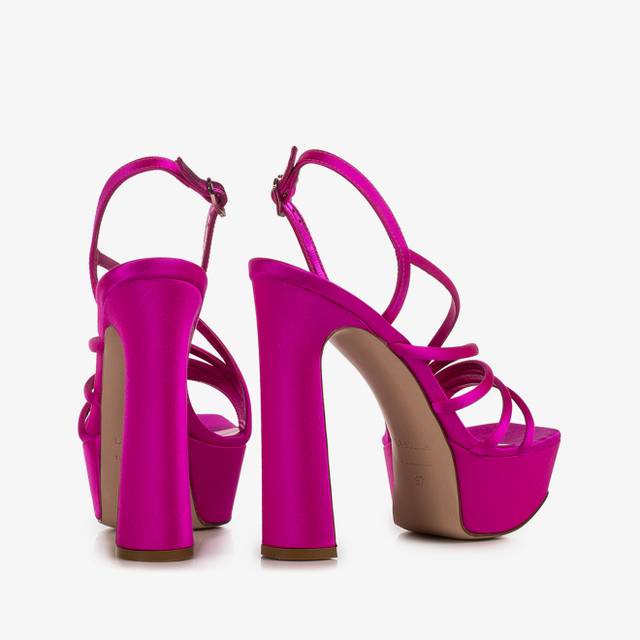 Le Silla Sandalo raso fucsia bouganville Offerta natalizia