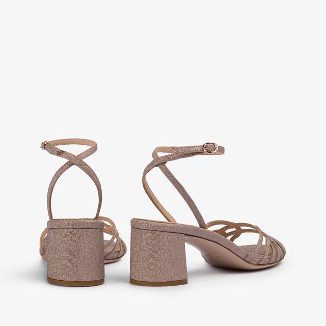Le Silla Sandalo glitter nude skin Bestseller