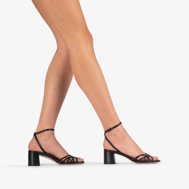 Le Silla Sandalo pelle nero Offerte stagionali