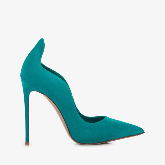 Le Silla Décolleté camoscio verde procida Offerte speciali