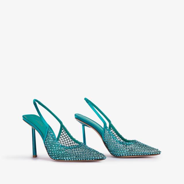 Le Silla Slingback gioiello rete verde procida Enormi risparmi