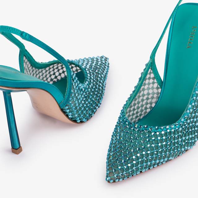 Le Silla Slingback gioiello rete verde procida Enormi risparmi