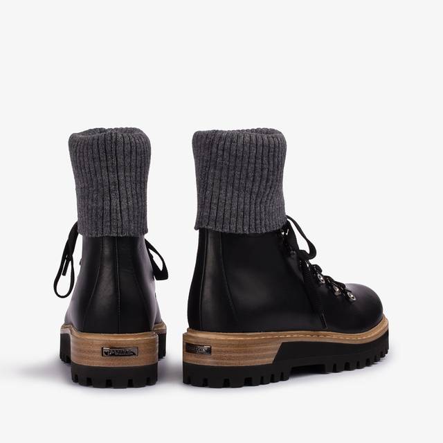 Le Silla Stivaletto trekking pelle nera Offerta settimanale