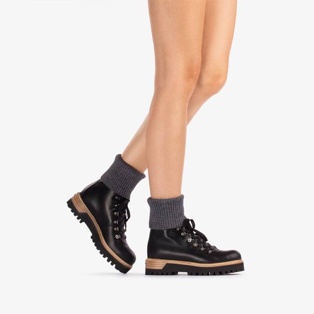 Le Silla Stivaletto trekking pelle nera Offerta settimanale