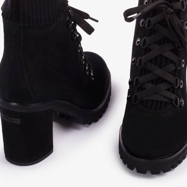 Le Silla Stivaletto trekking camoscio nero Rilascio limitato