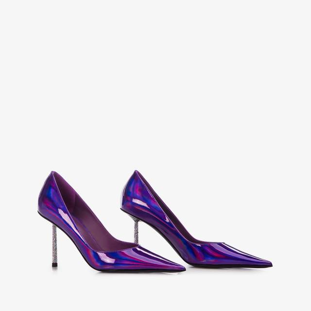 Le Silla Décolleté iridescente viola kamala Sconti questo mese