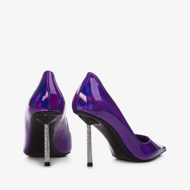 Le Silla Décolleté iridescente viola kamala Sconti questo mese