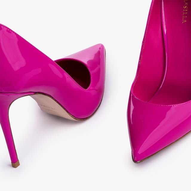 Le Silla Décolleté vernice fucsia bouganville Qualità Garantita