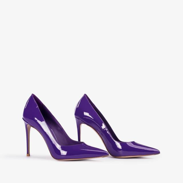 Le Silla Décolleté vernice viola queen Negozi Online