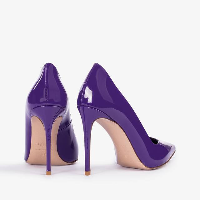 Le Silla Décolleté vernice viola queen Negozi Online