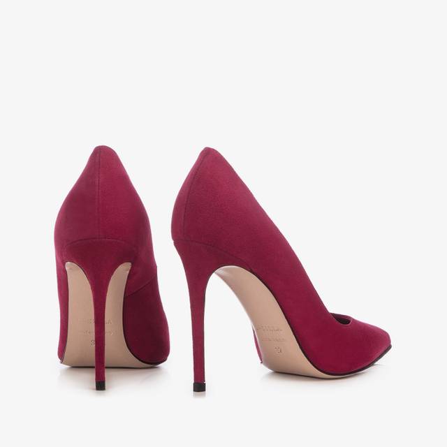 Le Silla Décolleté camoscio rossa melograno Offerta