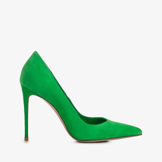 Le Silla Décolleté camoscio verde emerald Economico