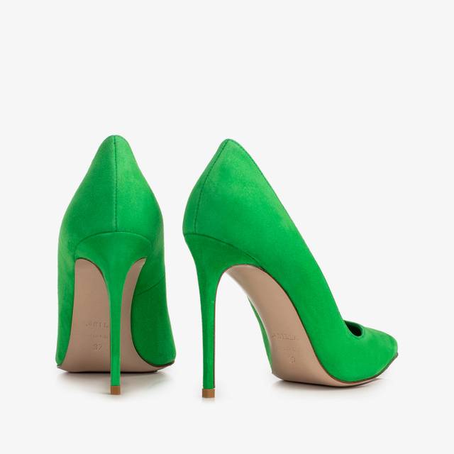 Le Silla Décolleté camoscio verde emerald Economico