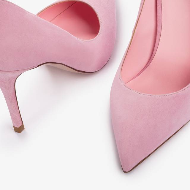 Le Silla Décolleté camoscio rosa dea Saldi