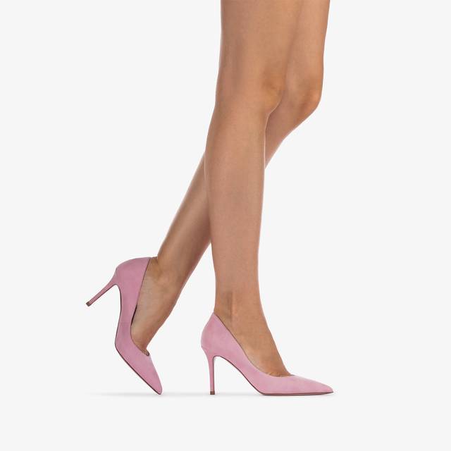 Le Silla Décolleté camoscio rosa dea Saldi