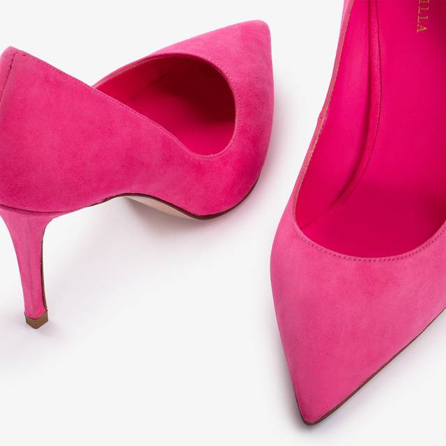 Le Silla Décolleté camoscio fucsia party Offerte