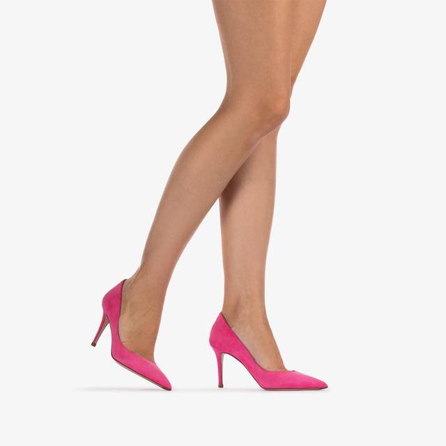 Le Silla Décolleté camoscio fucsia party Offerte