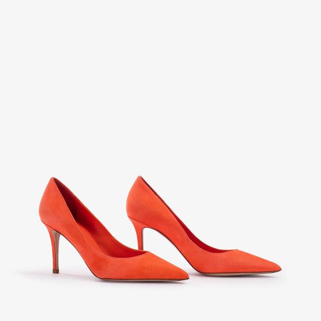 Le Silla Décolleté camoscio arancione punch Hotsell
