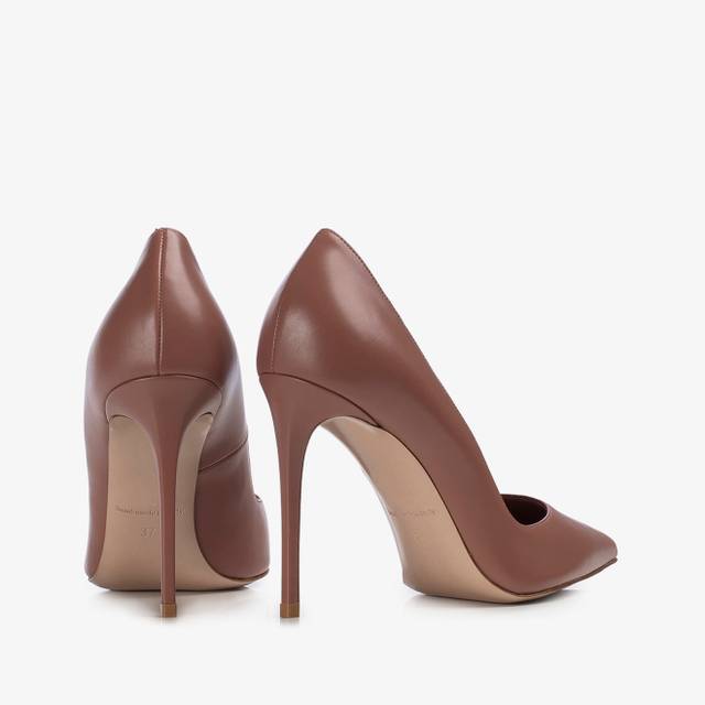 Le Silla Décolleté pelle marrone cake Saldi Di Fabbrica