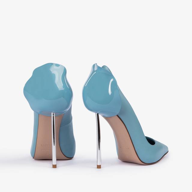 Le Silla Décolleté pelle azzurra sugar Negozio