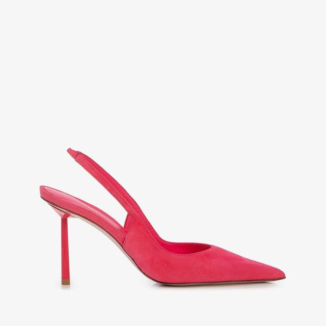 Le Silla Slingback camoscio corallo vanity Prezzo di fabbrica