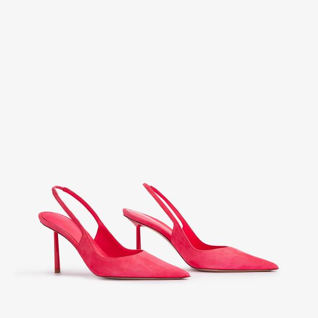 Le Silla Slingback camoscio corallo vanity Prezzo di fabbrica
