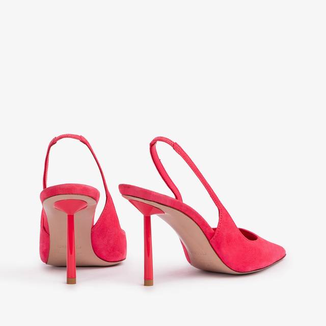Le Silla Slingback camoscio corallo vanity Prezzo di fabbrica