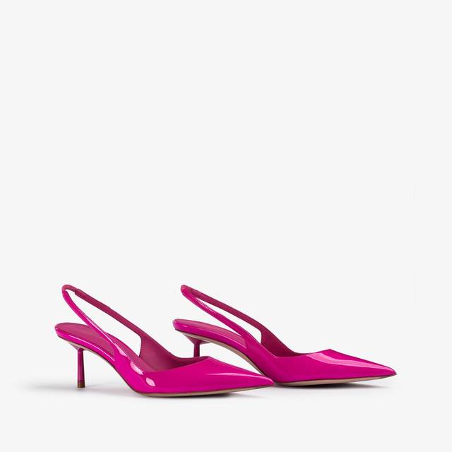 Le Silla Slingback vernice fucsia bouganville Flash Sale