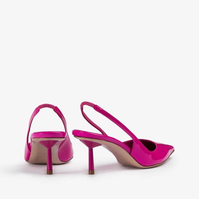 Le Silla Slingback vernice fucsia bouganville Flash Sale