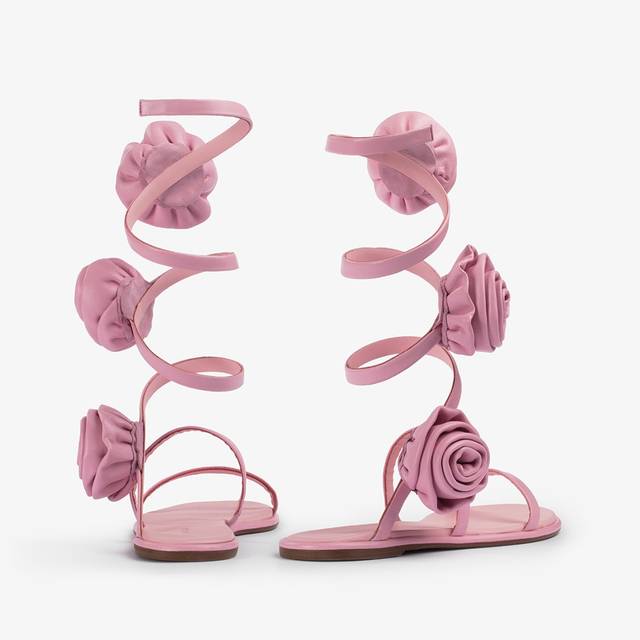 Le Silla Sandalo pelle rosa dea Black Friday