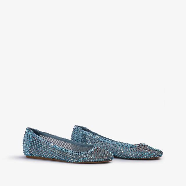 Le Silla Ballerina gioiello rete azzurro cielo con Cristalli Offerta Anniversario