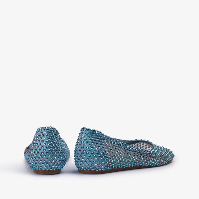 Le Silla Ballerina gioiello rete azzurro cielo con Cristalli Offerta Anniversario