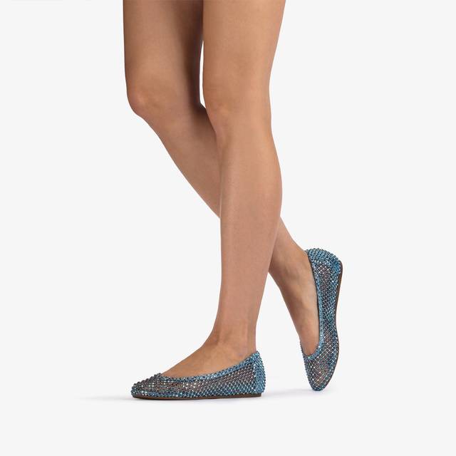 Le Silla Ballerina gioiello rete azzurro cielo con Cristalli Offerta Anniversario