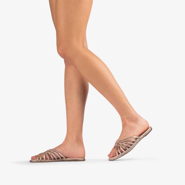 Le Silla Sandalo raso nude skin con Cristalli Offerte giornaliere