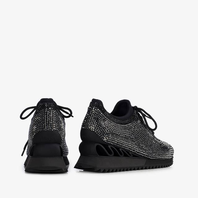 Le Silla Sneaker Cristalli nera Prezzo basso