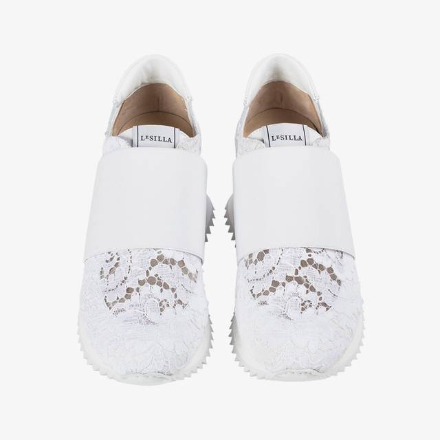 Le Silla Sneaker pizzo bianca Ultimo giorno