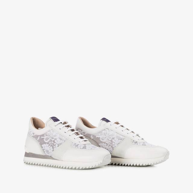 Le Silla Scarpa running pizzo bianca carta Offerta speciale della fabbrica