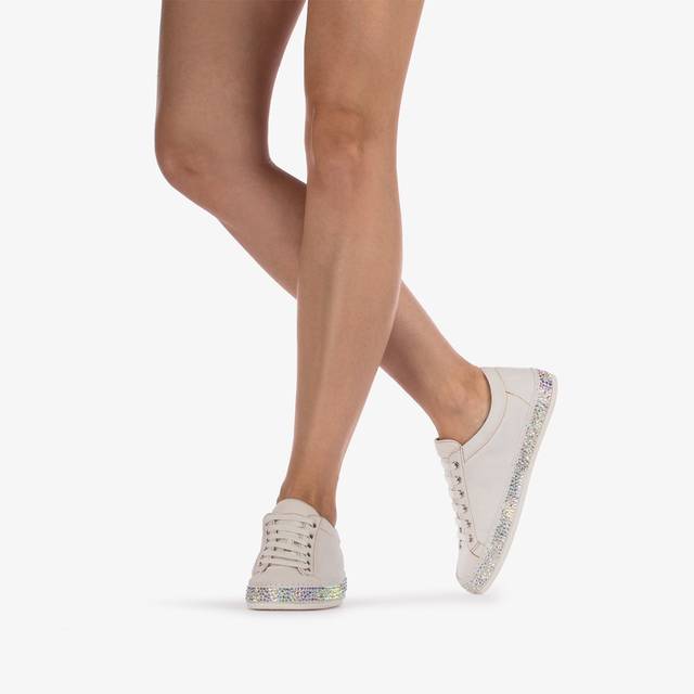 Le Silla Sneaker denim bianca carta con Cristalli 50% di sconto con spedizione gratuita